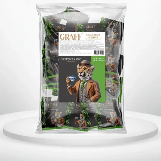 Чай Graff Класичний зелений 50 пак