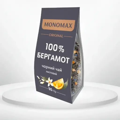Чай чорний Monomax Original 100% Бергамот 90 г