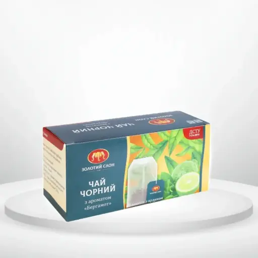 Чай чорний Золотий Слон Бергамот 20 пак