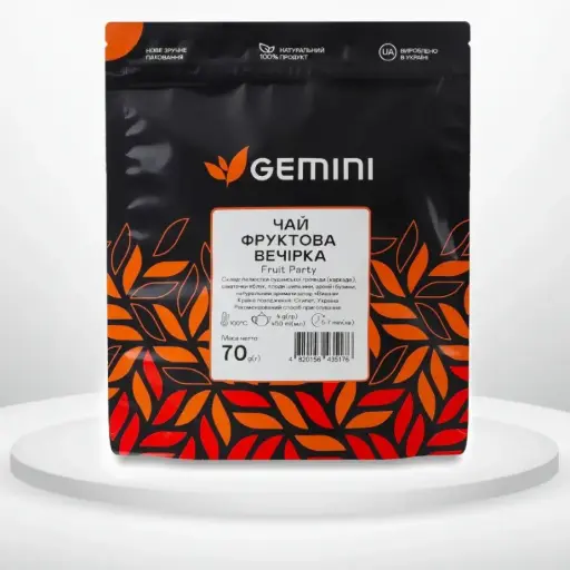 Чай фруктовий Gemini Фруктова вечірка розсипний 70г