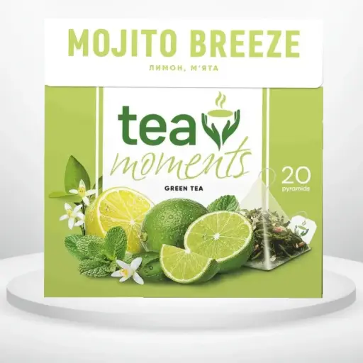 Чай зелений Tea Moments Mojito Breeze(мохіто) 20 пірамідок