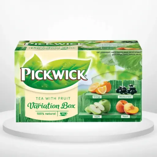 Чай чорний Pickwick Асорті зі шматочками фруктів 20 пак