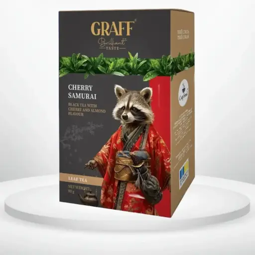 Чай чорний з вишнею Graff Cherry Samurai Вишневий Самурай 80 г