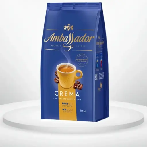 Кава в зернах Ambassador Crema 1 кг