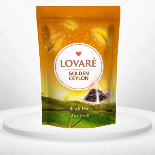 Чай чорний Lovare Golden Ceylon 50 пірамідок